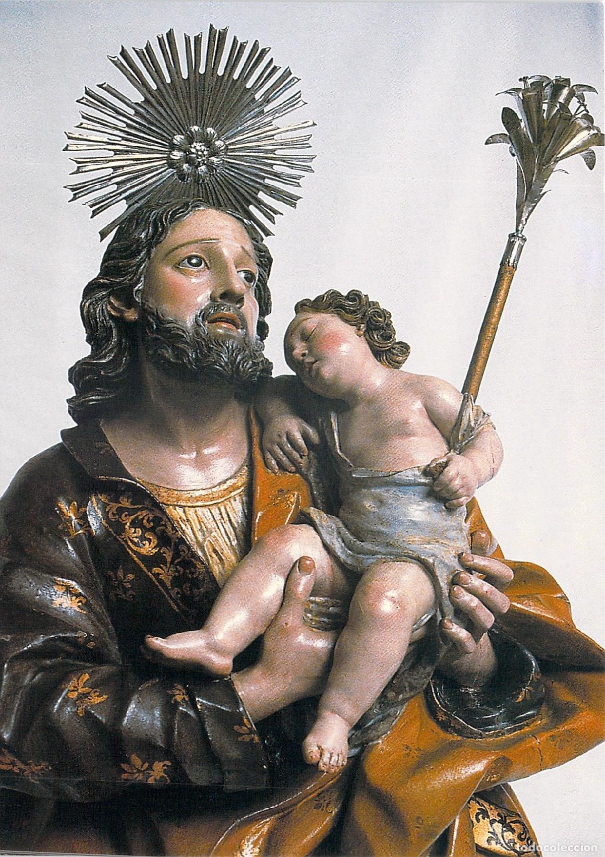 Postales: Postal Escultura San Jos&eacute; de Nicola Fumo en Antequera