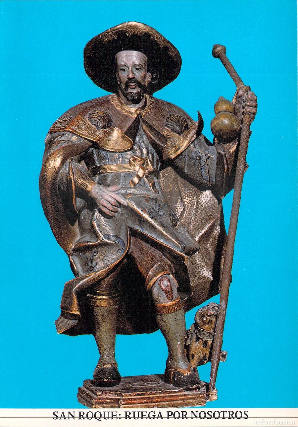 Postales: Postal de San Roque en Cosa, Teruel - Escultura Religiosa