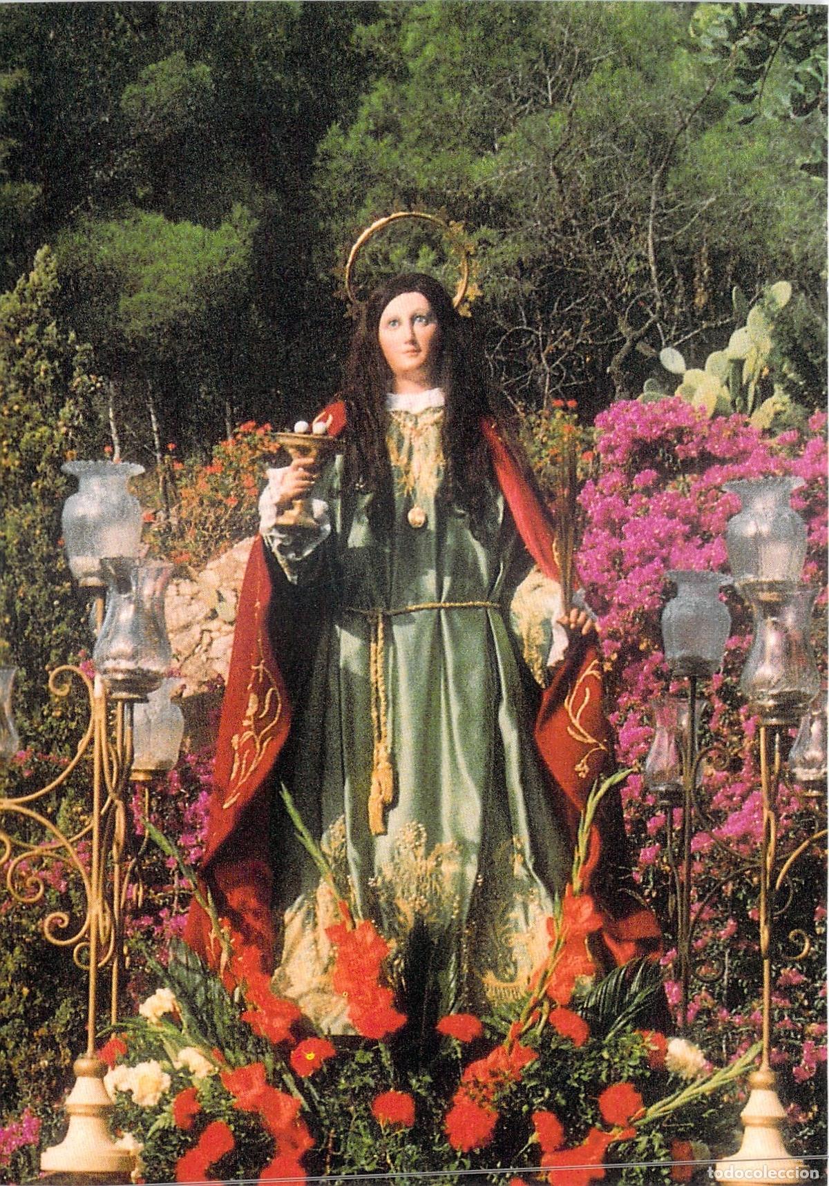 Postales: Postal de Santa Luc&iacute;a en J&aacute;vea, Alicante - Imagen Religiosa