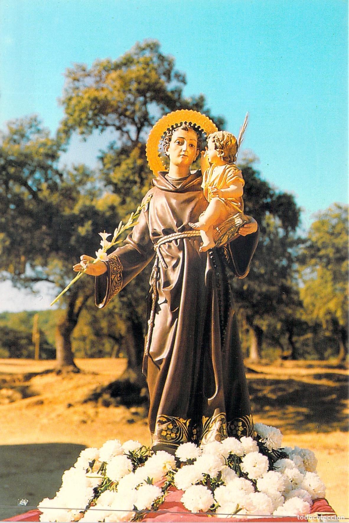 Postales: Postal San Antonio de Padua, Patr&oacute;n de La Corte, Cortegana