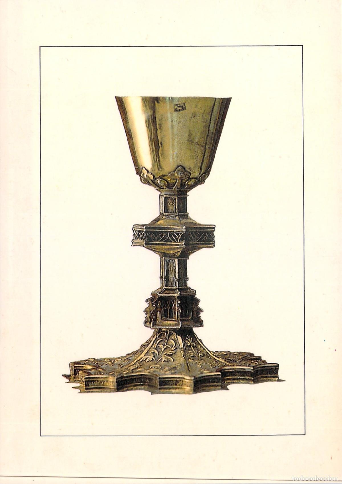 Postales: Postal C&aacute;liz de Plata Sobredorada Siglo XVI Hinojosa de Jarque
