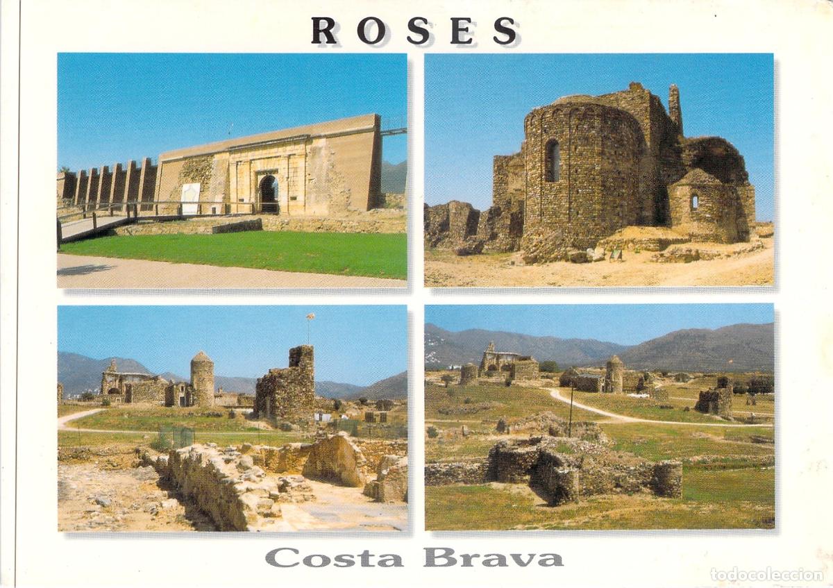 Postales: Postal de la Ciudadela de Roses, Girona, Costa Brava