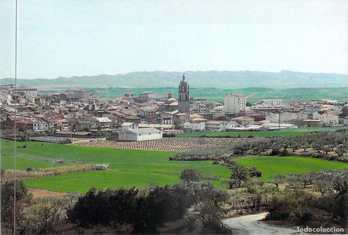 Postales: Postal de Vista General de Los Arcos, Navarra
