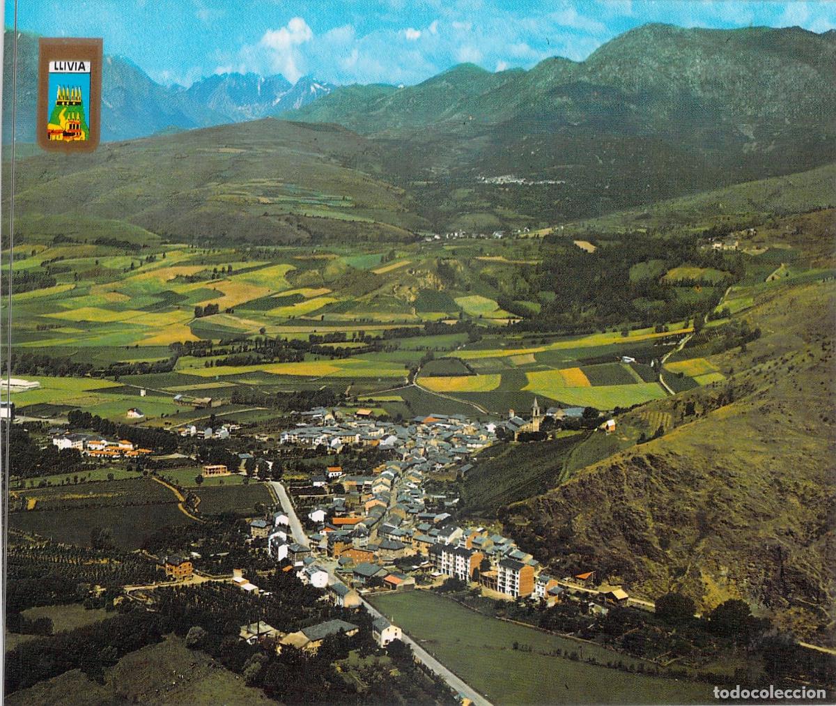 Postales: Postal de Vista A&eacute;rea de Ll&iacute;via, Girona - Paisaje de los Pirineos