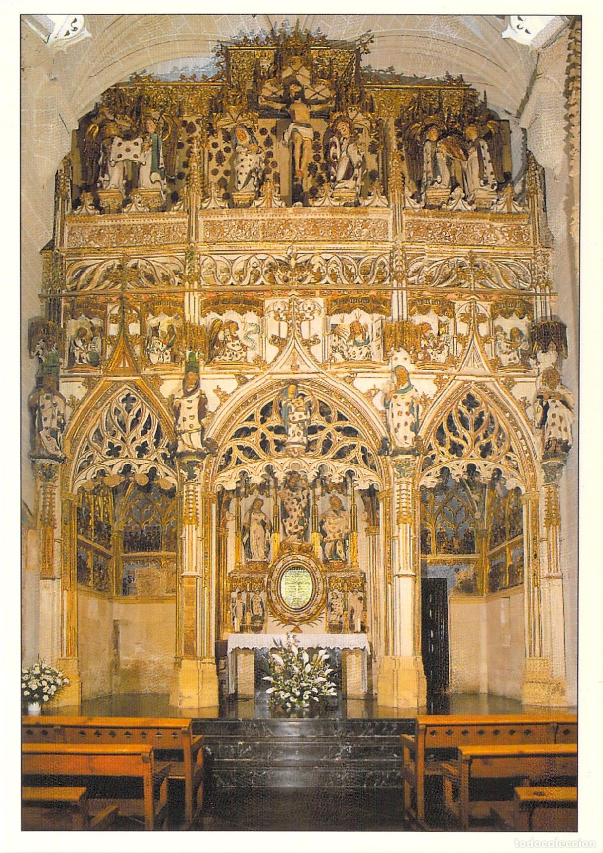 Postales: Postal Iglesia Colegial de Daroca Retablo Sagrados Corporales Zaragoza