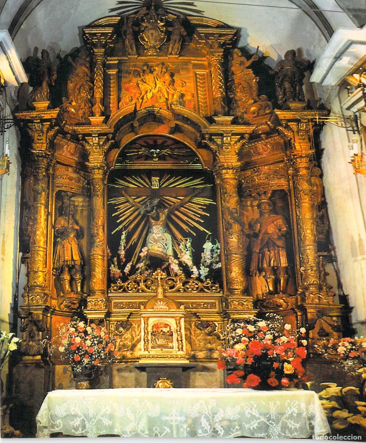 Postales: Postal Iglesia Parroquial de Inca Mallorca Retablo Santos Abd&oacute;n y Sen&eacute;n
