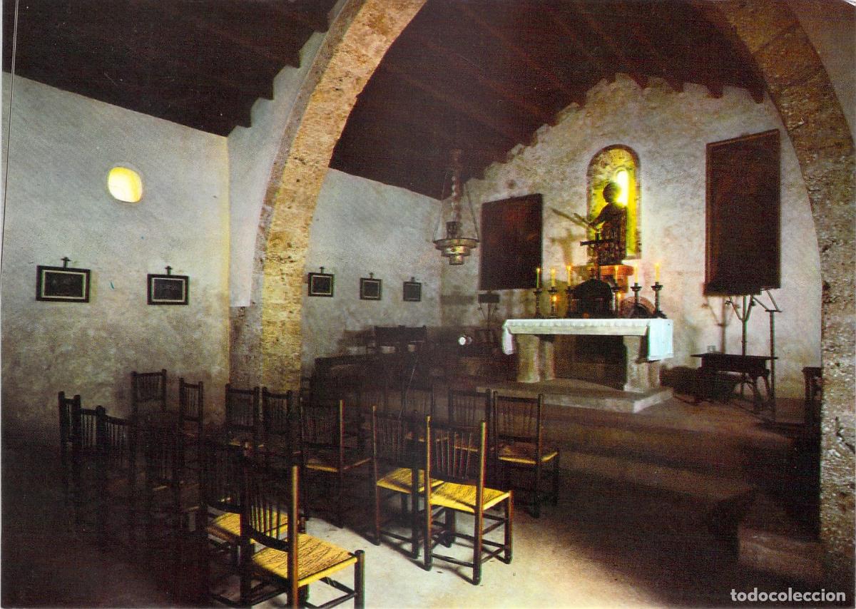 Postales: Postal Escorca Mallorca Interior Capilla de San Pedro - Foto 1