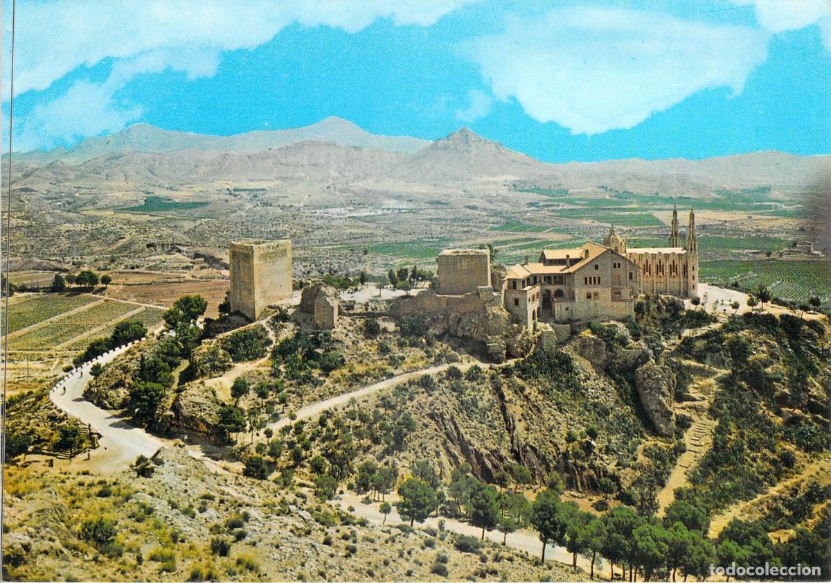 Postales: Postal de Novelda Alicante Castillo Triangular y Santuario