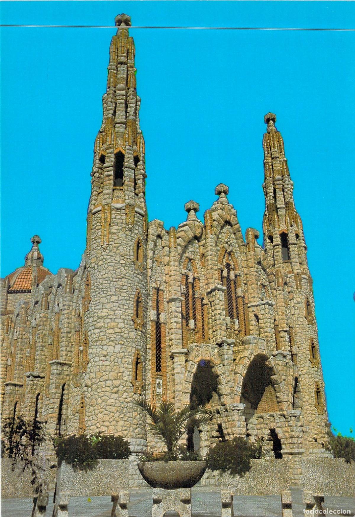 Postales: Postal Fachada Principal Santuario Santa Mar&iacute;a Magdalena Novelda Alicante