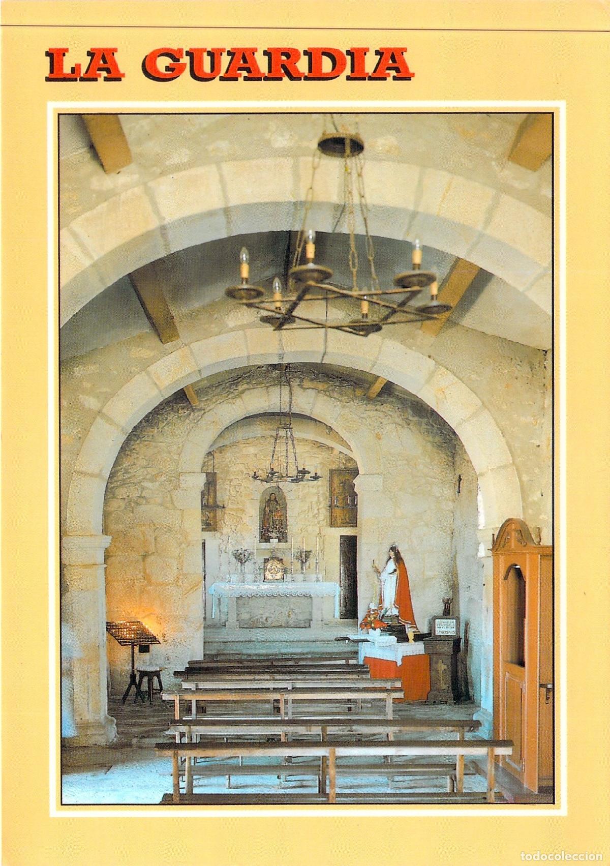 Postales: Postal Interior de la Ermita de Santa Tecla en La Guardia, Pontevedra