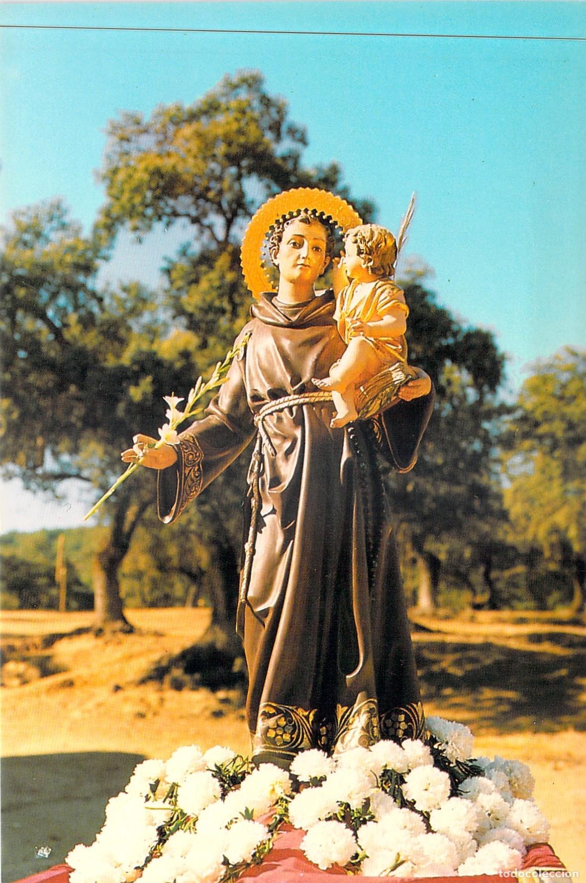 Postales: Postal de San Antonio de Padua, Patr&oacute;n de Cortegana, Huelva