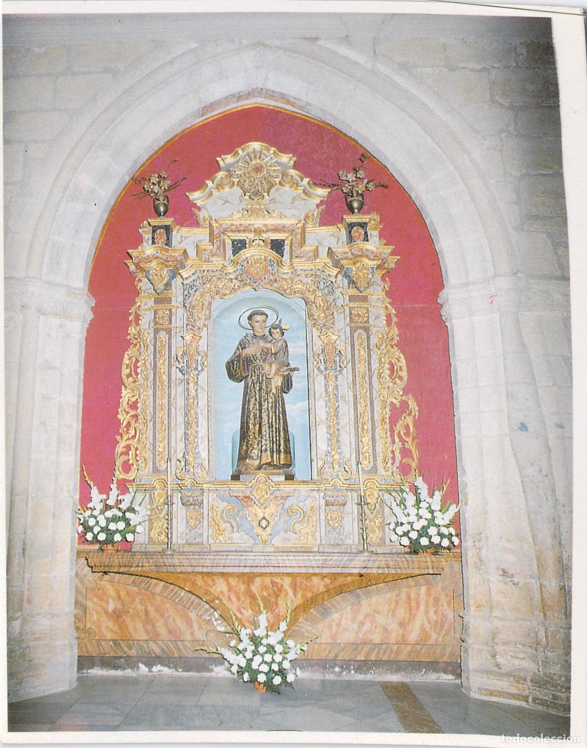 Postales: Postal Iglesia Santa Mar&iacute;a la Mayor de Ronda, Altar de San Antonio
