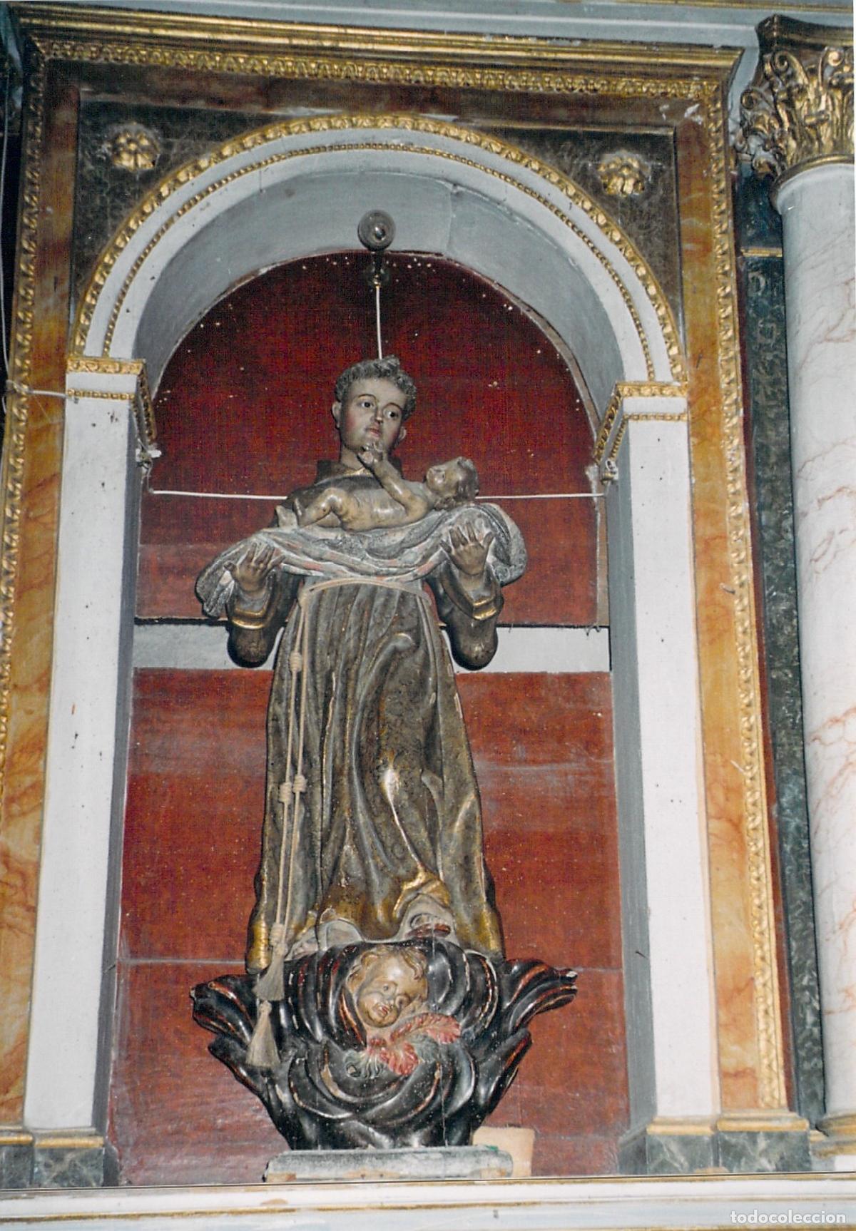 Postales: Fotografia de San Antonio de Padua, Iglesia de Sasam&oacute;n, Burgos
