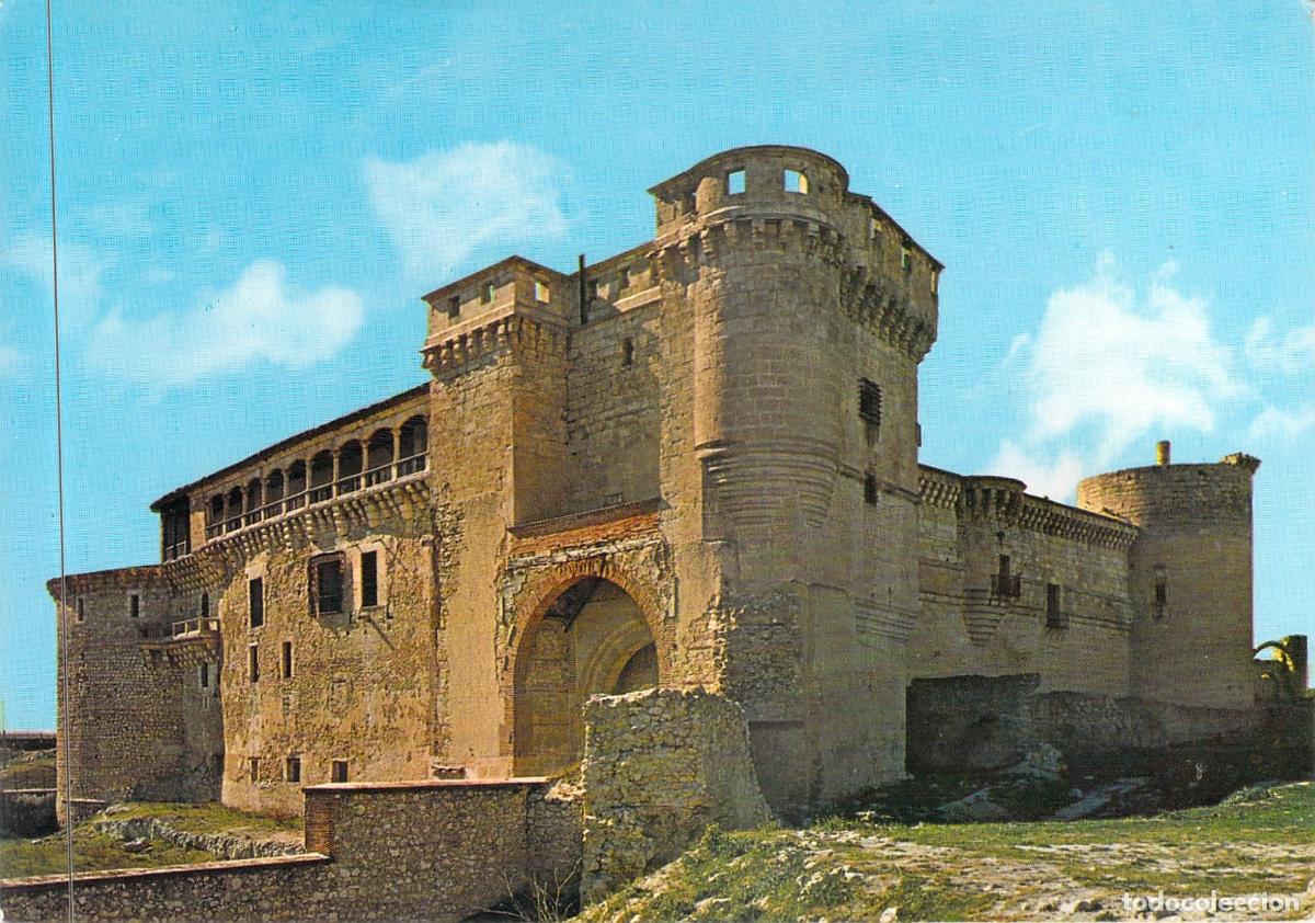 Postales: Postal del Castillo de Cu&eacute;llar, Segovia - Castillos de Espa&ntilde;a