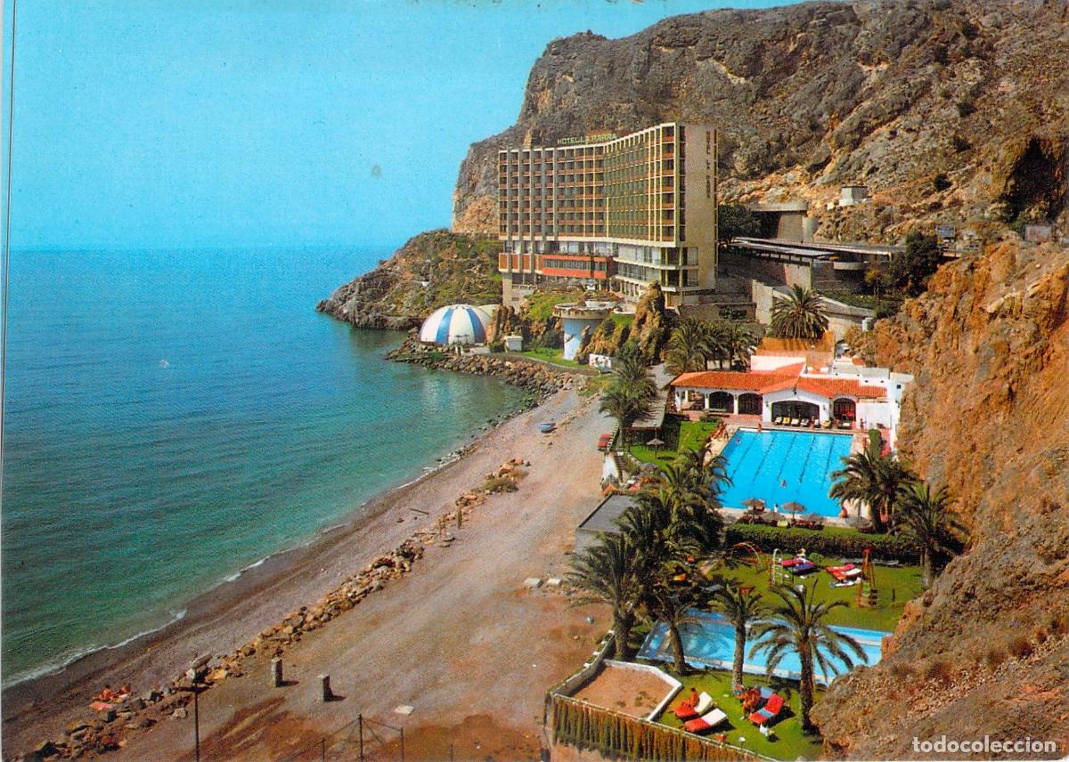 Postales: Postal de Almer&iacute;a - Hotel la Parra y Vista de la Costa