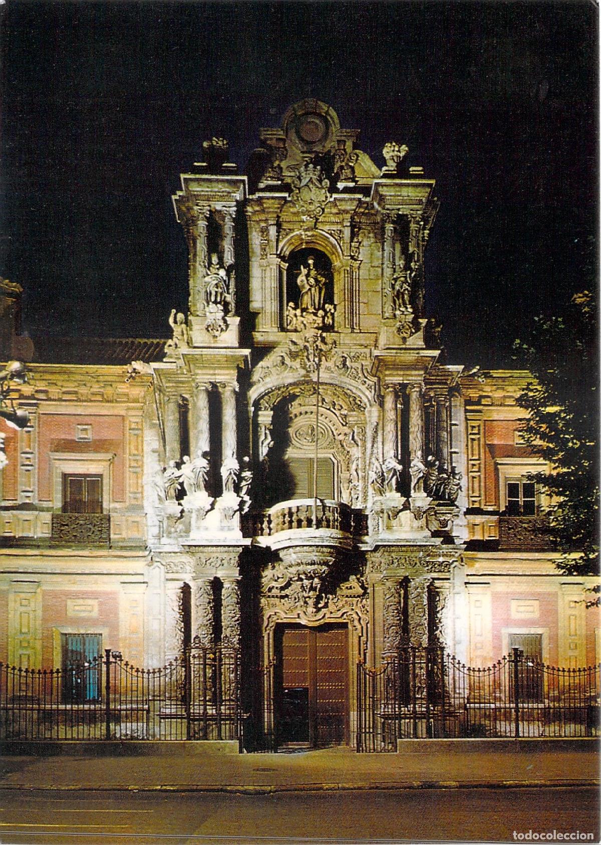 Postales: Postal Palacio de San Telmo en Sevilla, Puerta Principal