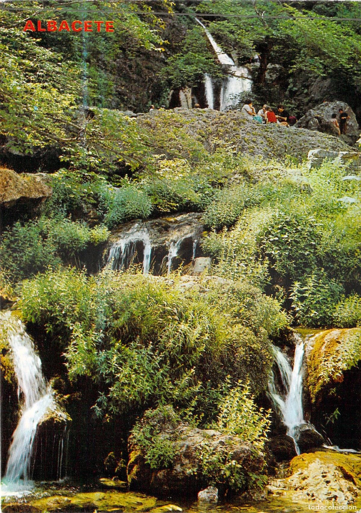 Postales: Postal de la Cascada del R&iacute;o Mundo, Ri&oacute;par, Albacete