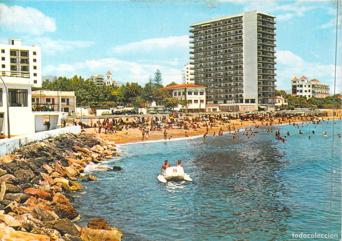 Postales: Postal Marbella Playa del Fuerte M&aacute;laga Costa del Sol