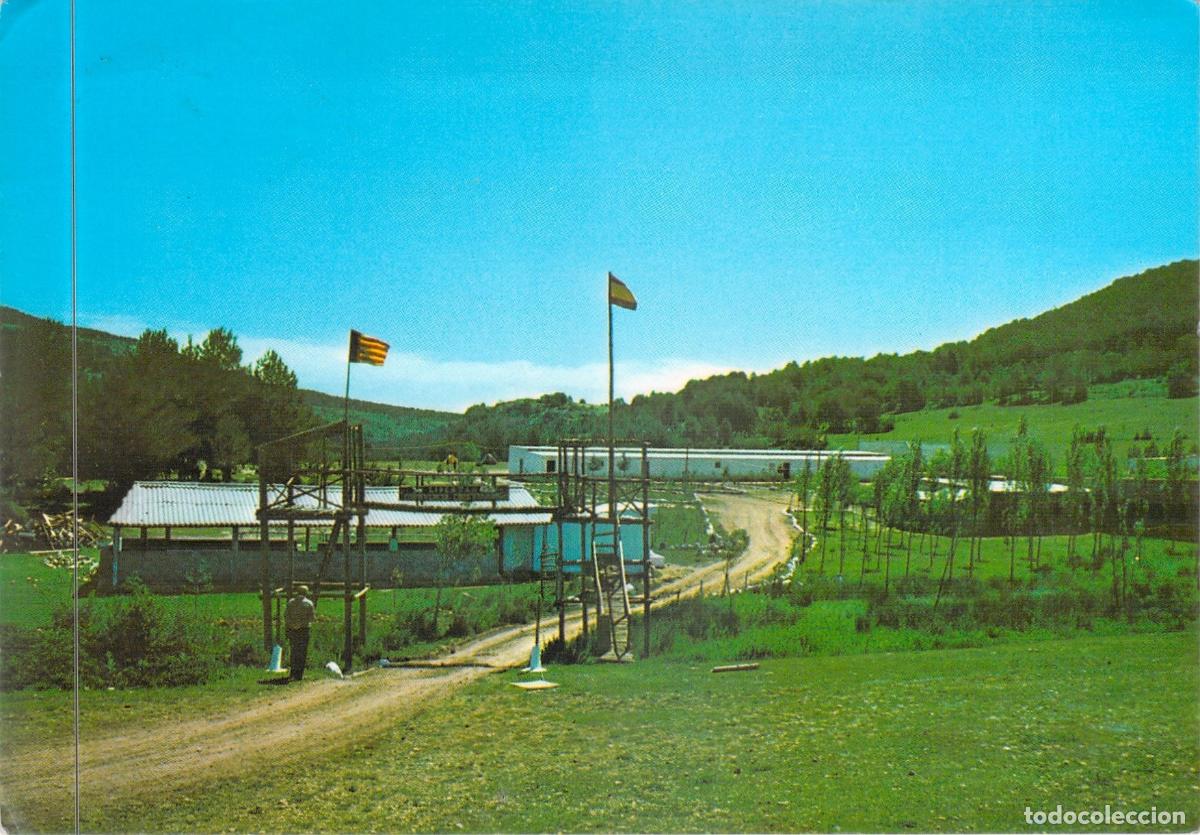 Postales: Postal de Orea, Guadalajara - Entrada al Campamento Cabrillas