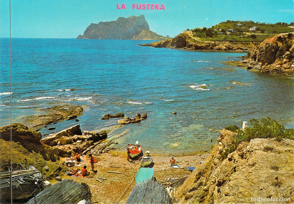 Postales: Postal de Benissa, Alicante: Cala La Fustera y Pe&ntilde;&oacute;n de Ifach
