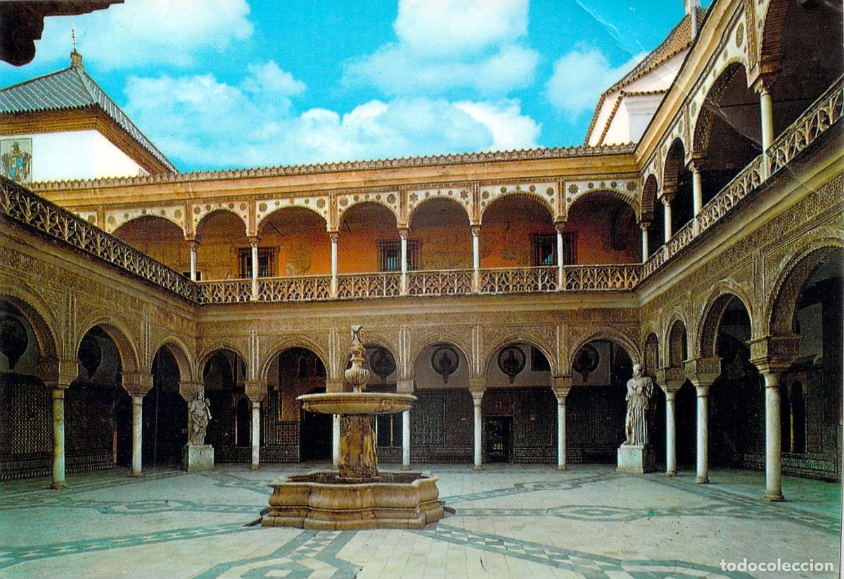 Postales: Postal de Sevilla: Patio de la Casa de Pilatos