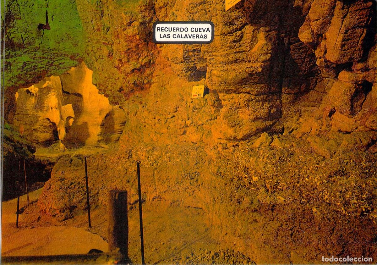 Cartoline: Postal Cueva de las Calaveras, Vista del Osario, Benidoleig, Alicante