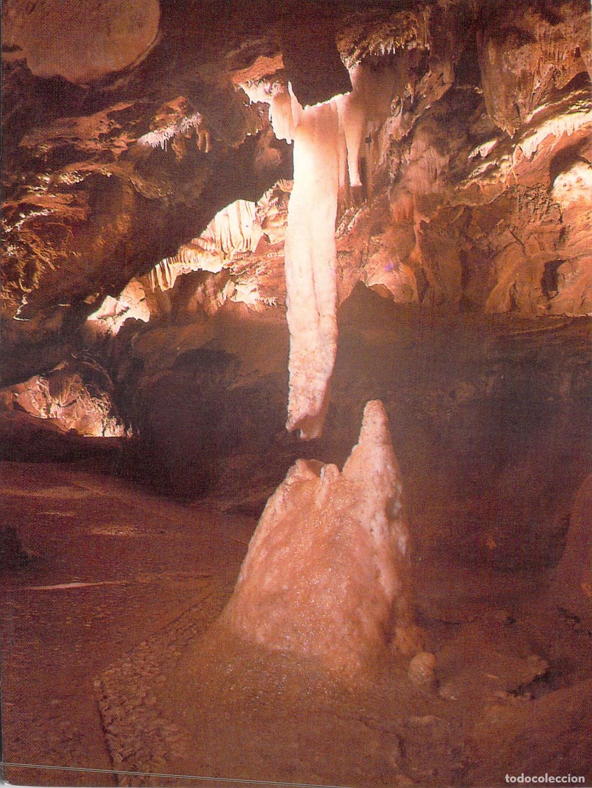 Postales: Postal Gruta de las Maravillas, Aracena - Estalactita y Estalagmita
