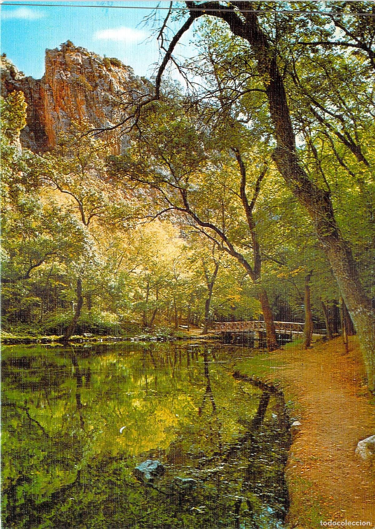 Postales: Postal Monasterio de Piedra Zaragoza Lago del Espejo