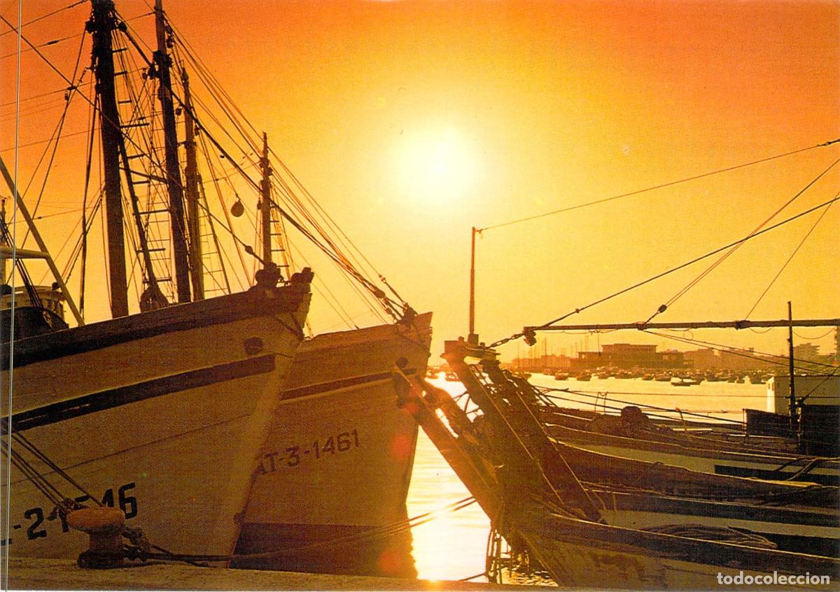 Postkarten: Postal de Santa Pola Alicante El Puerto al Atardecer