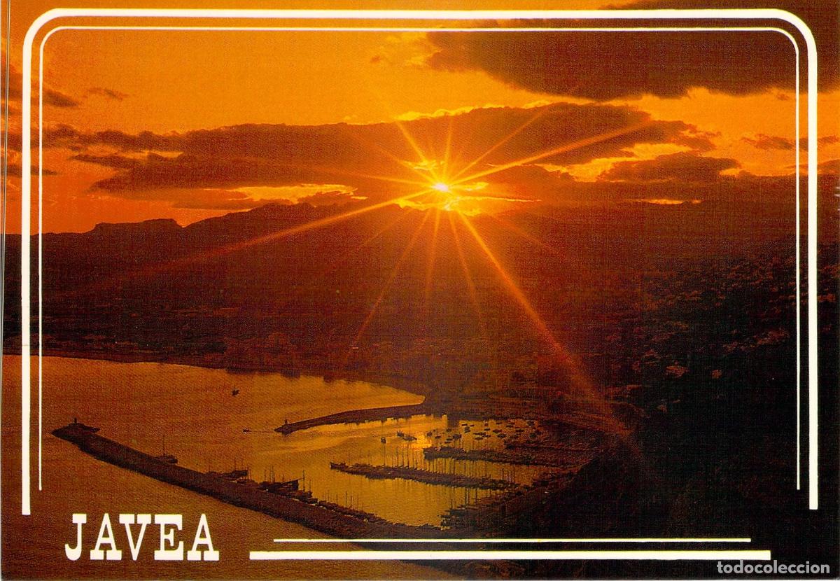 Postkarten: Postal de Javea Alicante Atardecer en el Puerto
