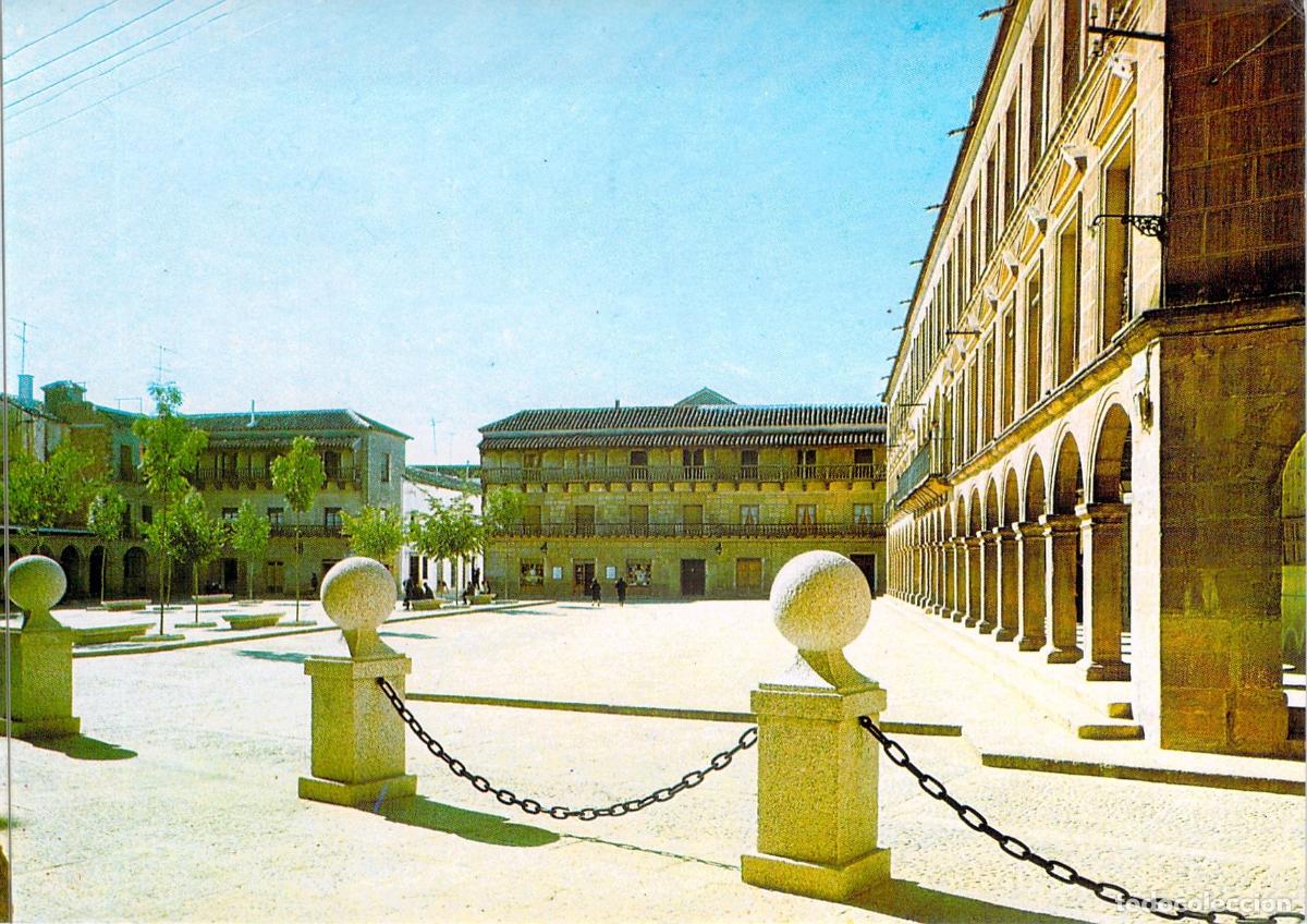 Postales: Postal de la Plaza Mayor de Villanueva de los Infantes, Ciudad Real