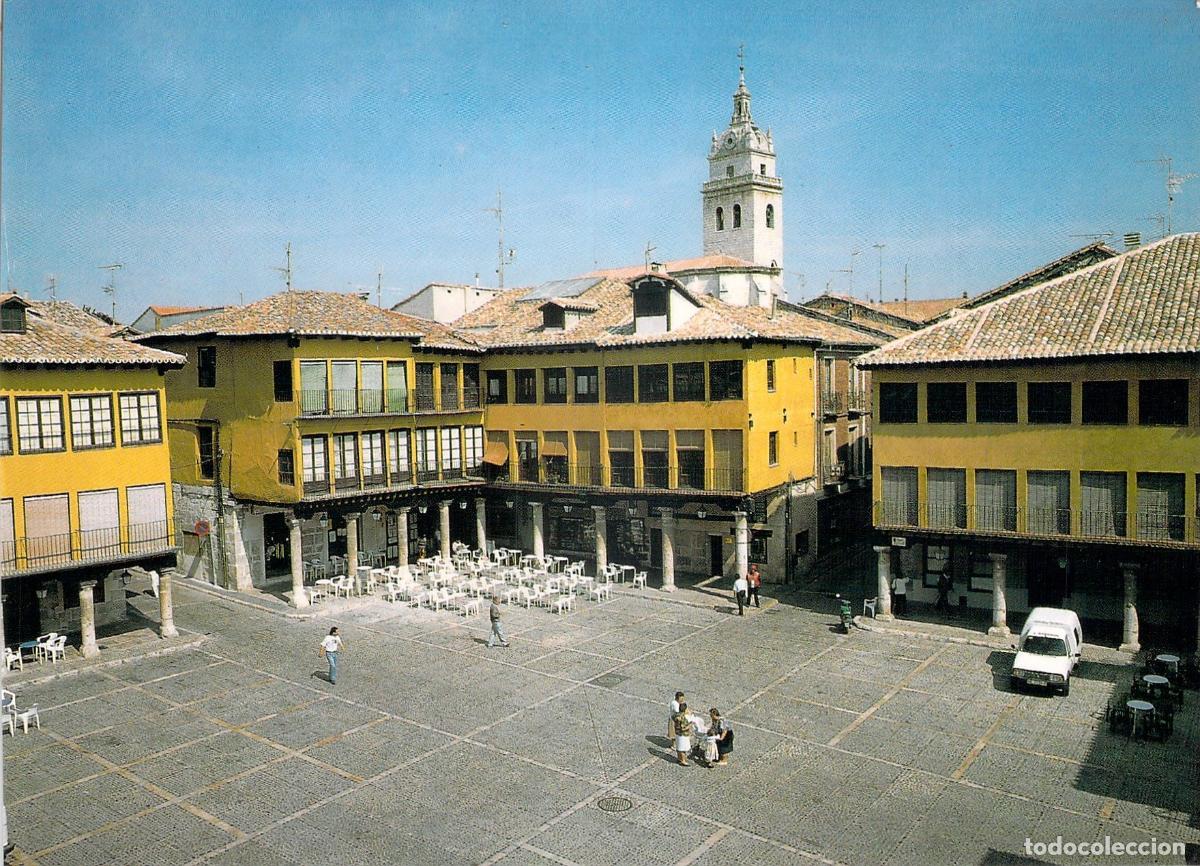 Postales: Postal de la Plaza Mayor de Tordesillas, Valladolid