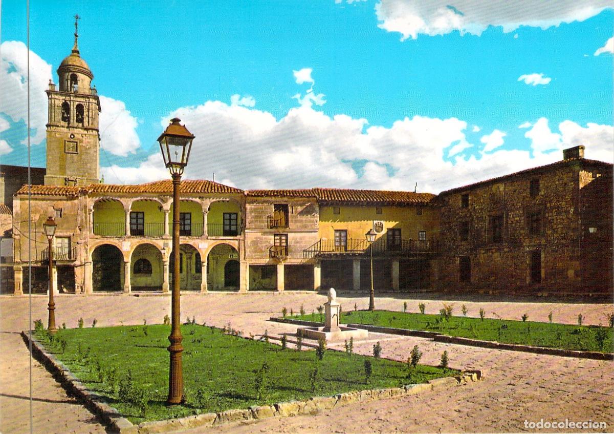 Postales: Postal de Medinaceli, Soria - Plaza Mayor con Soportales