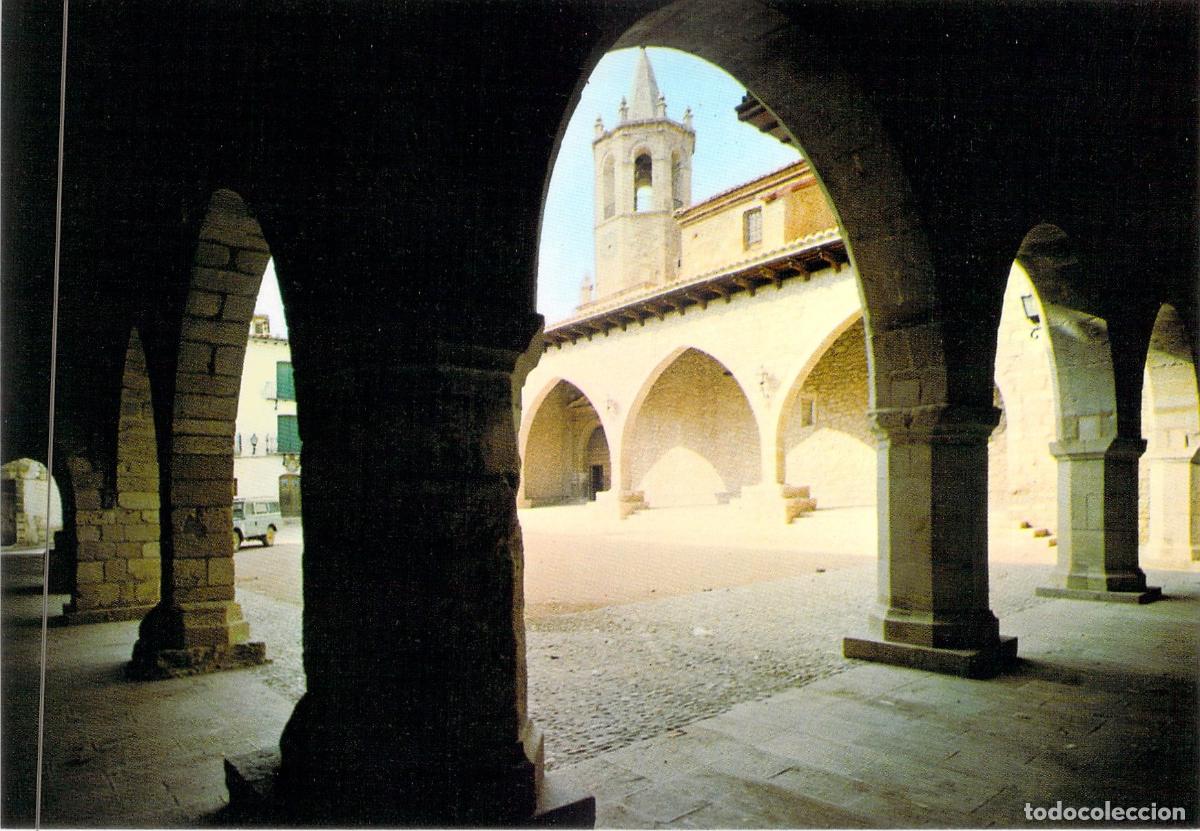 Postales: Postal de Cantavieja Teruel Plaza Cristo Rey y Arcos
