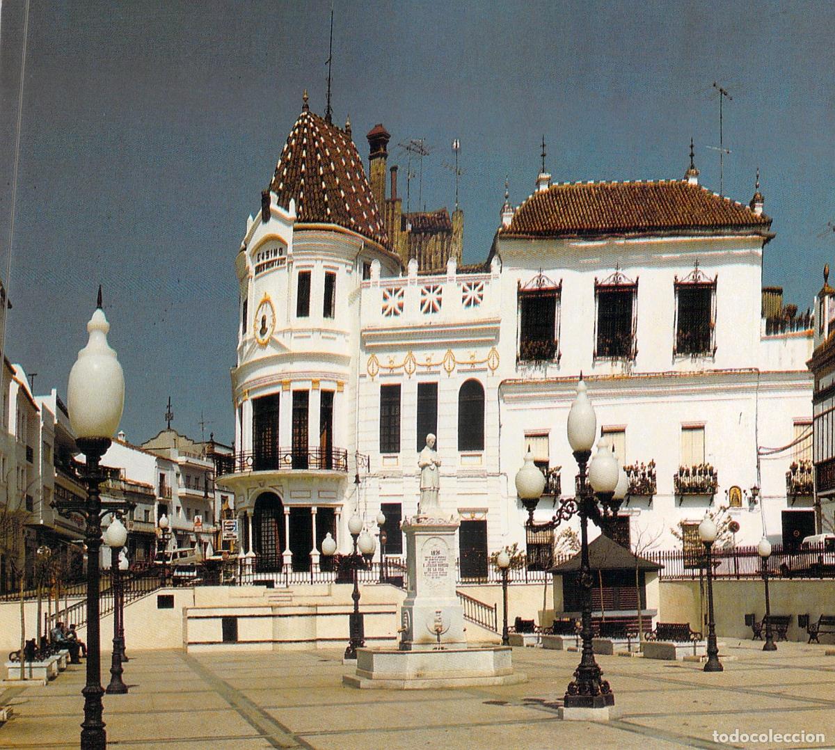 Postales: Postal de Aracena: Paseo y Casino Arias Montano, Huelva