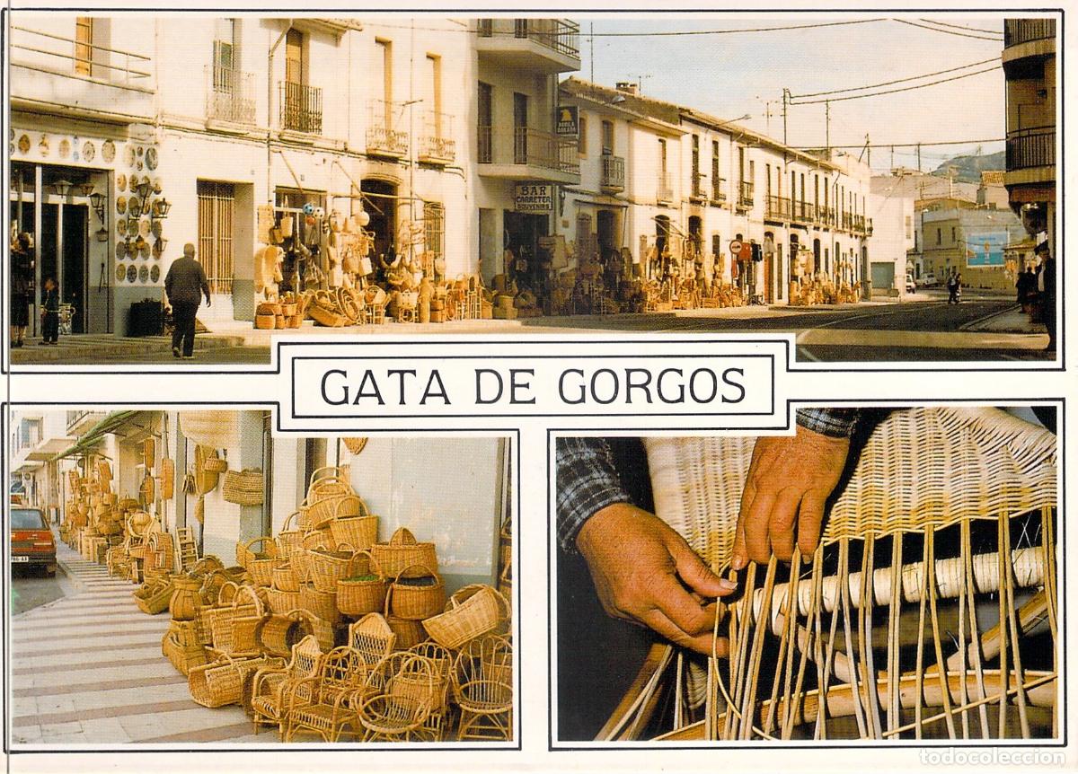 Postales: Postal Gata de Gorgos Alicante Artesan&iacute;a de Mimbre y Cester&iacute;a