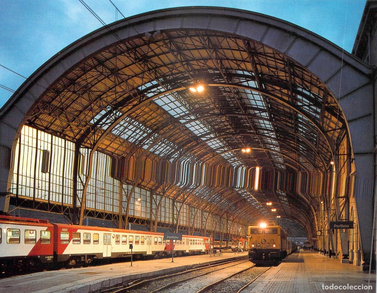 Postales: Postal Estaci&oacute;n de Tren de Portbou, Costa Brava, Girona