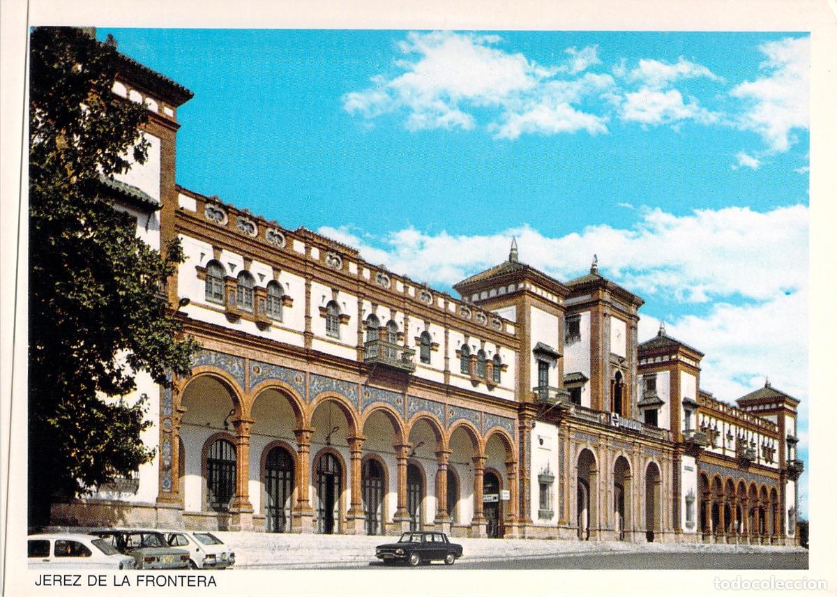 Postales: Postal de la Estaci&oacute;n de Ferrocarril de Jerez de la Frontera, C&aacute;diz