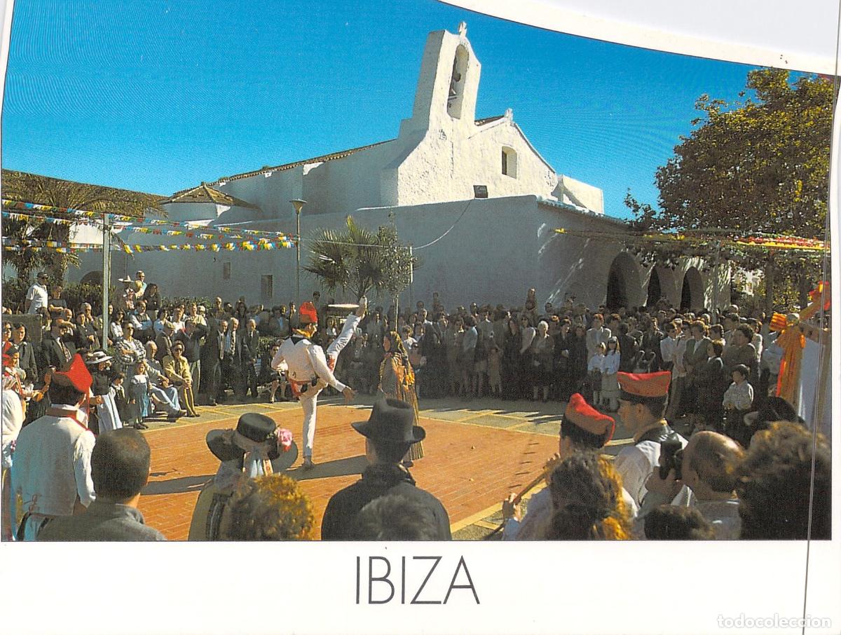 Postales: Postal de Danza T&iacute;pica en San Carlos, Ibiza