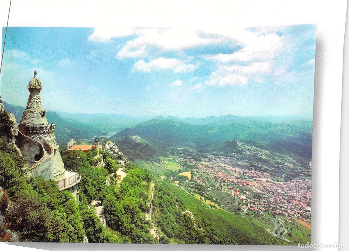 Postales: Postal Panor&aacute;mica de Berga desde la Ermita de la Cova de la Troballa