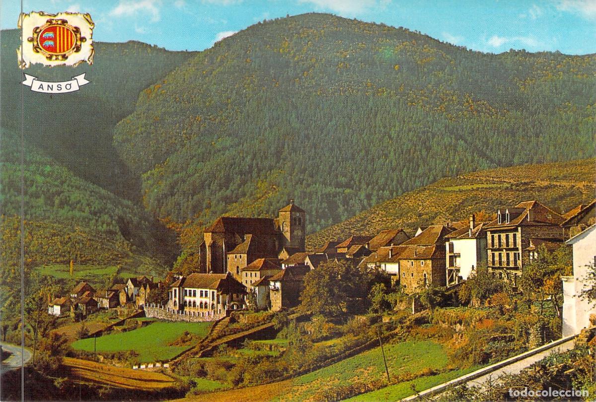 Postales: Postal de Ans&oacute;, Vista General en el Pirineo Aragon&eacute;s, Huesca