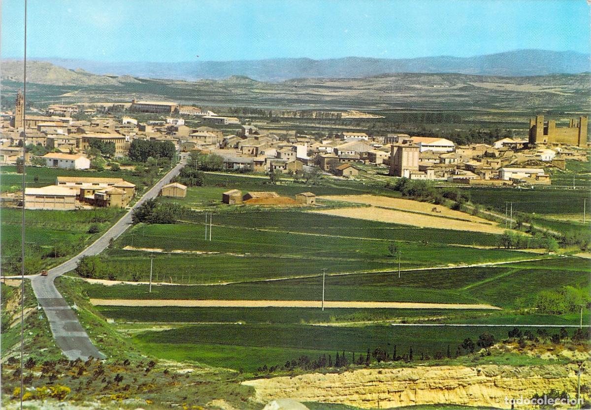 Postales: Postal de S&aacute;daba, Zaragoza - Vista General con Castillo - Foto 1