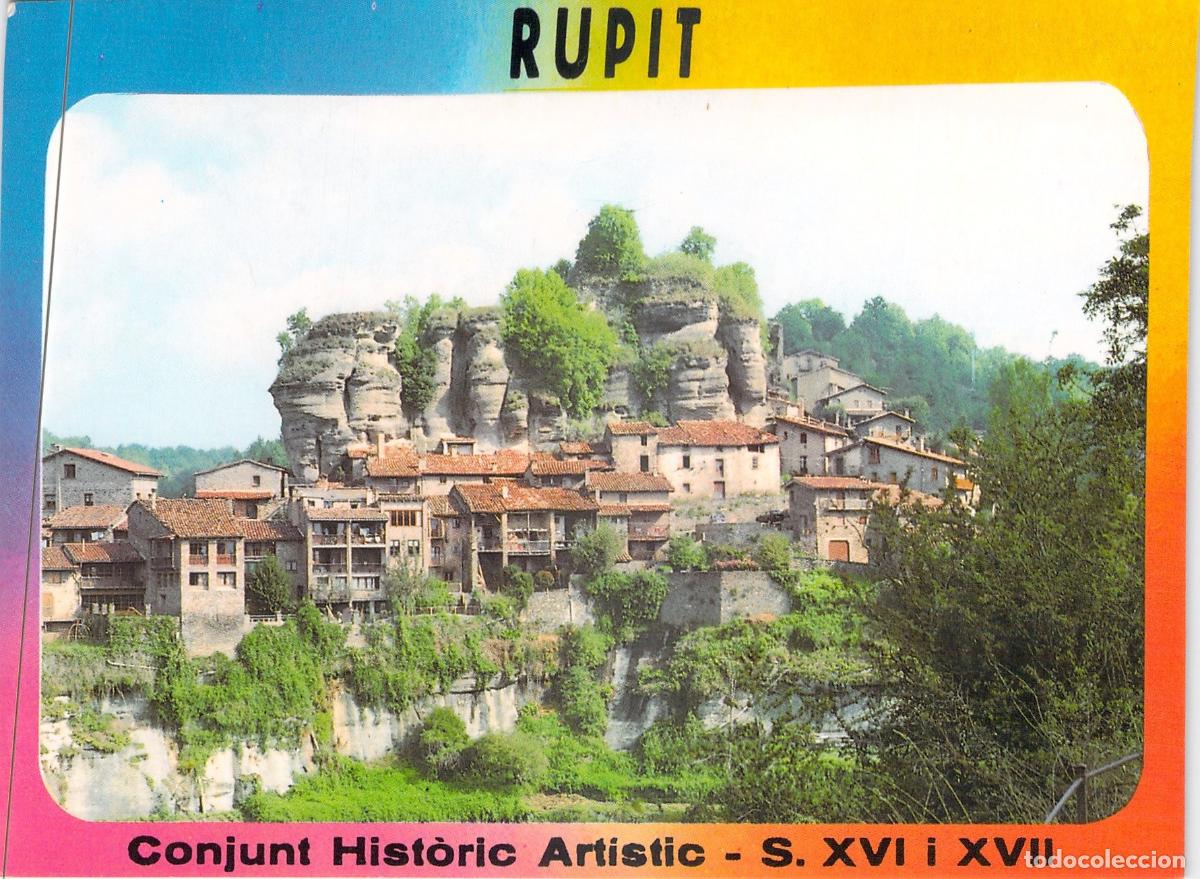 Postales: Postal de Rupit Barcelona Vista General Conjunto Hist&oacute;rico
