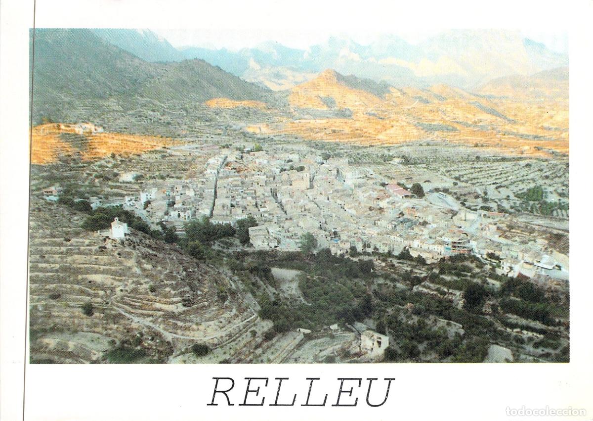 Postales: Postal de Relleu, Alicante - Vista General A&eacute;rea