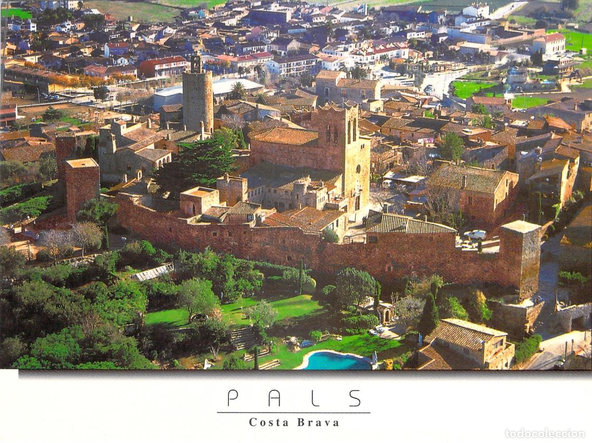 Postales: Postal de Pals, Costa Brava - Vista A&eacute;rea del Pueblo Medieval