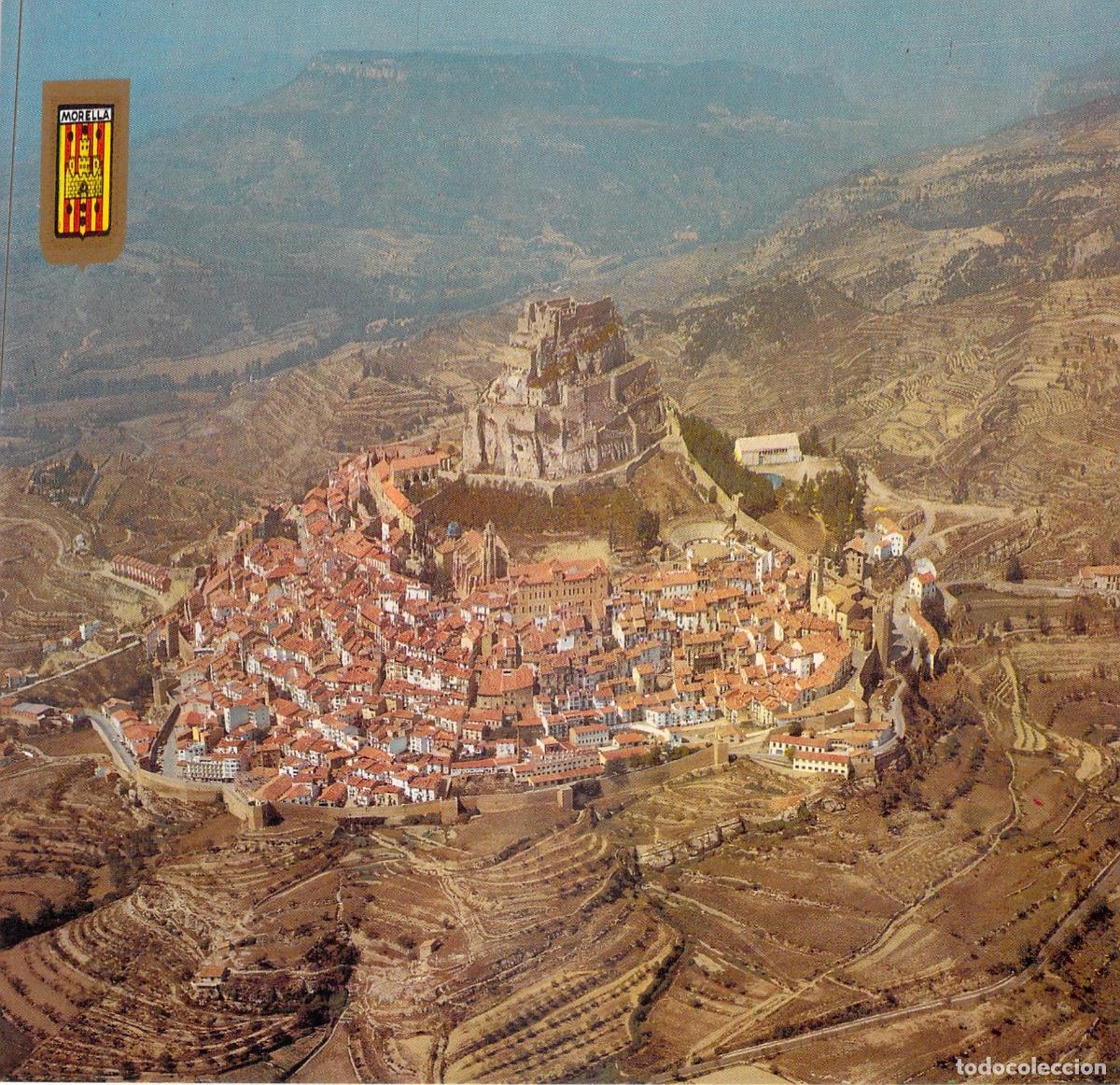 Postales: Postal de Morella, Castell&oacute;n - Vista A&eacute;rea del Castillo y Ciudad Medieval