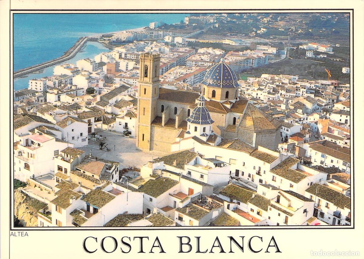 Postales: Postal de Altea Vista A&eacute;rea Costa Blanca Alicante