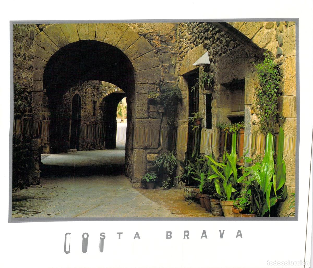 Postales: Postal de la Costa Brava, Catalu&ntilde;a - Paisaje Urbano Medieval