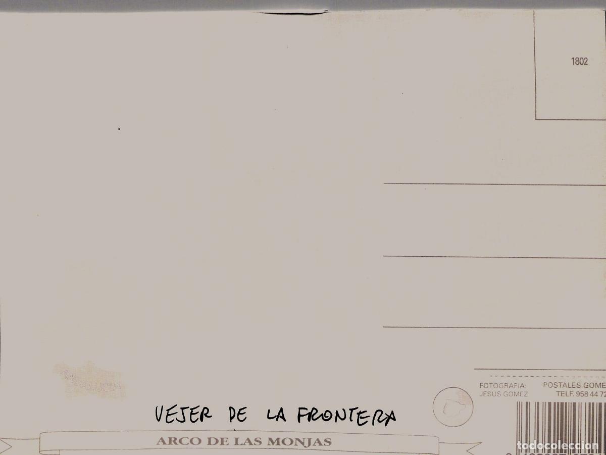 Postales: Postal de Vejer de la Frontera, Arco de las Monjas, C&aacute;diz - Foto 2