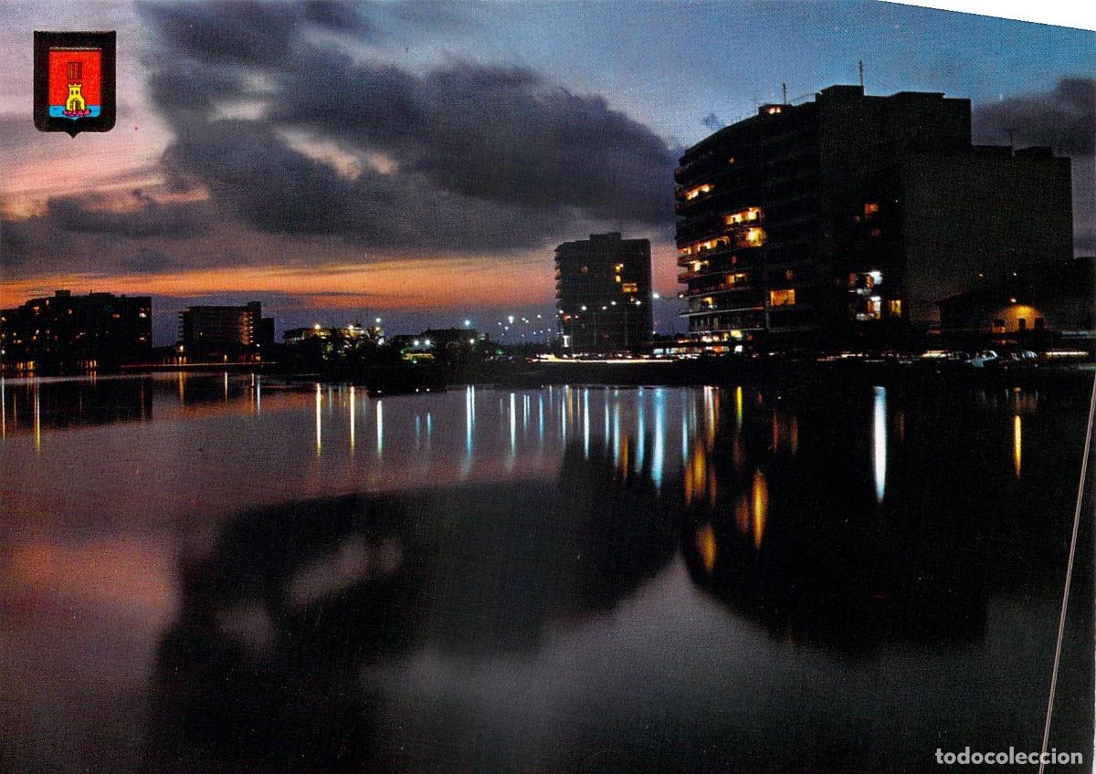 Postales: Postal Santa Pola, Alicante - Vista Nocturna del Puerto